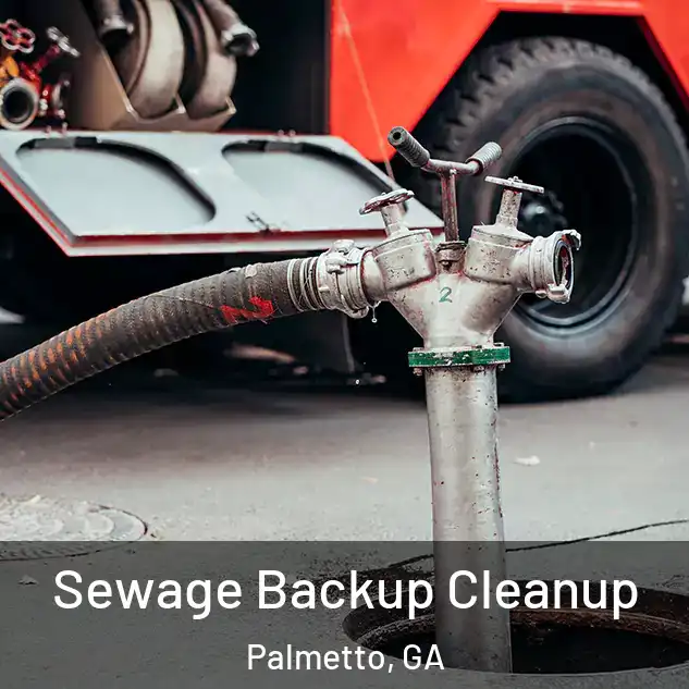  Sewage Backup Cleanup Palmetto, GA