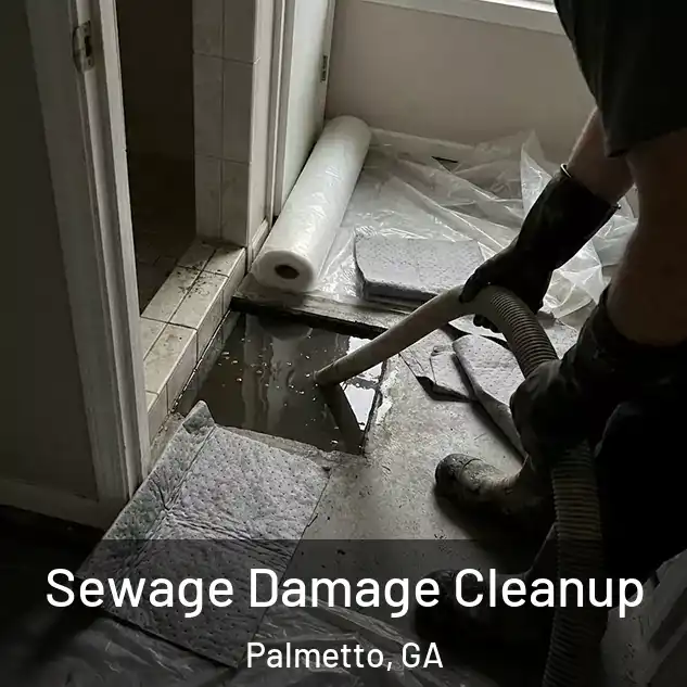  Sewage Damage Cleanup Palmetto, GA